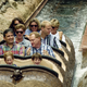 Prince Harry, front row left, and family friend Harry Soames, right, ride of Splash Mountain at Walt Disney World in Lake Buena Vista, Florida on Thursday, August 26, 1993. Riding at back right is Princess Diana.